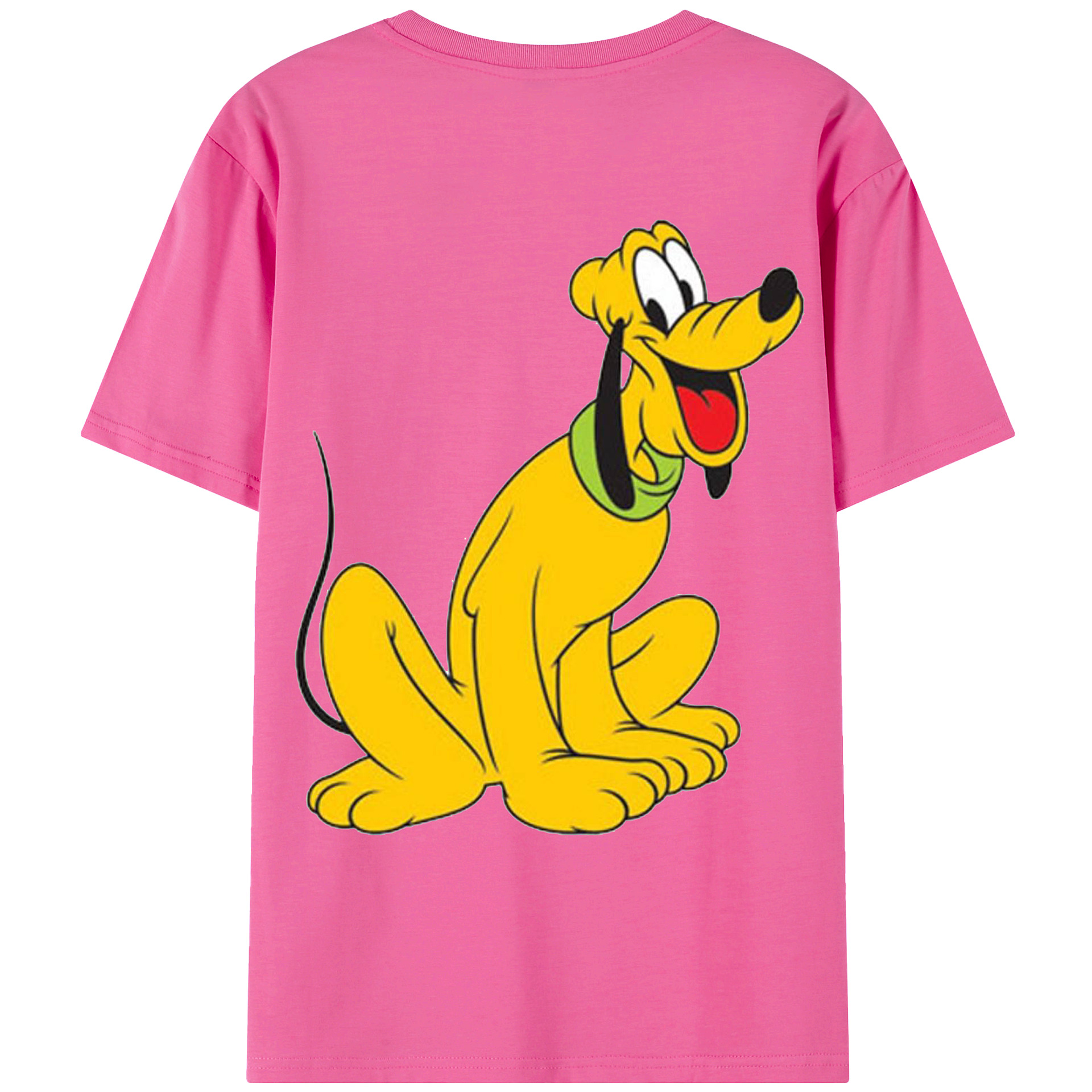 ミッキーマウス Mickey Mouse レディース半袖Tシャツ(バックプリント)